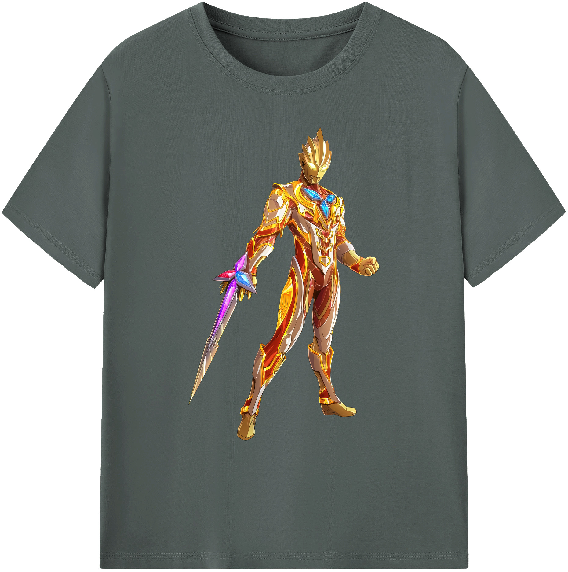（画像用） ウルトラマン Ultraman 綿100％ メンズ半袖Tシャツ｜肌触りやわらか＆通気性